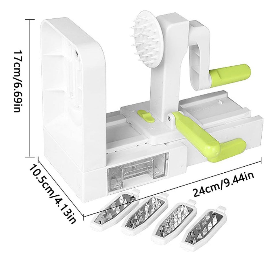 Cortador Rayador De Verduras En Espiral